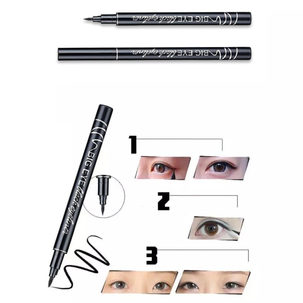 Bút Kẻ Mắt Màu Đen Chống Thấm Nước Và Mồ Hôi Thiết Kế Vỏ Lấp Lánh Ánh Sao M6W5