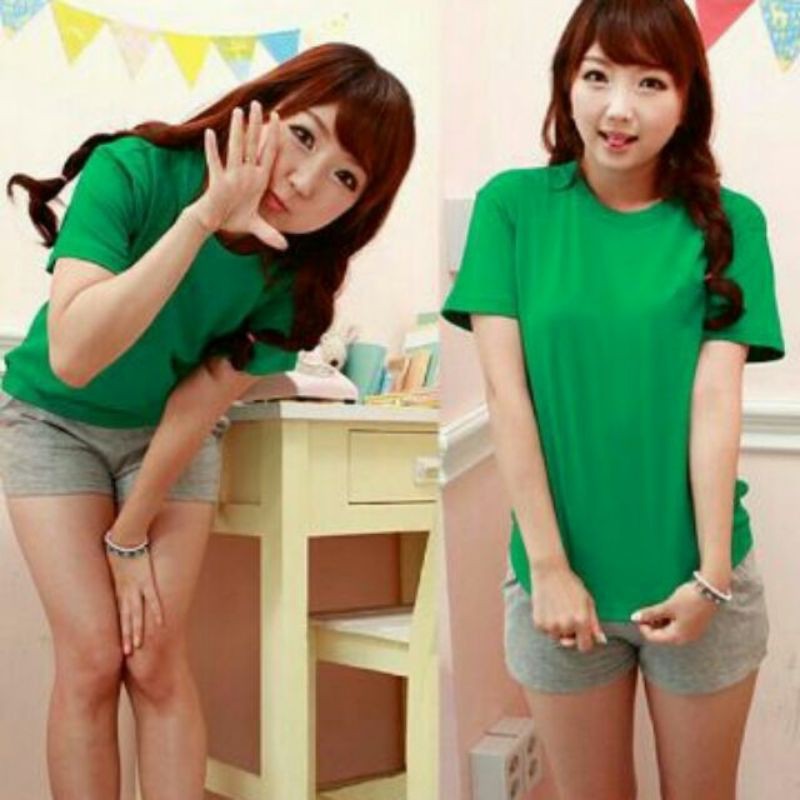 ÁO THUN TRƠN MÀU XANH KÉTNAM,NỮ GIÁ RẺ