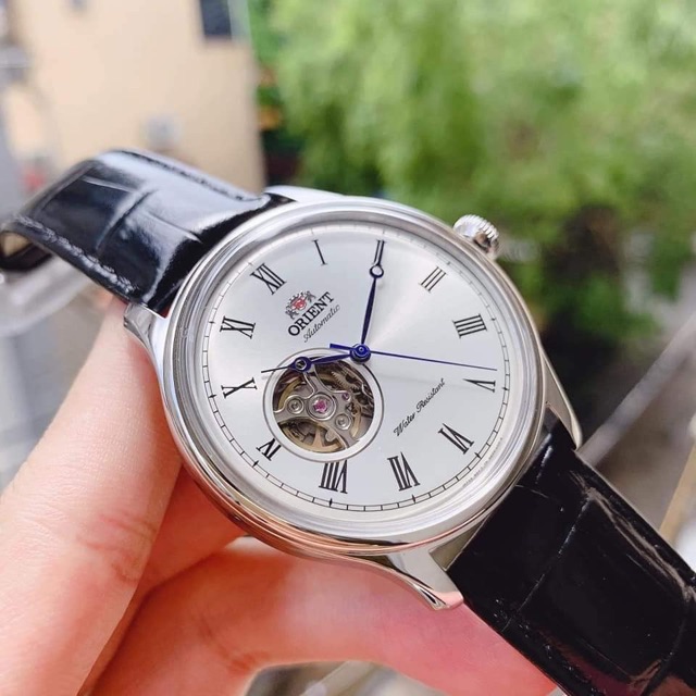 Đồng hồ nam Orient Caballero FAG00003W0 42.5mm máy cơ Automatic, hở tim góc 9h, vỏ thép ko gỉ, dây da thanh lịch