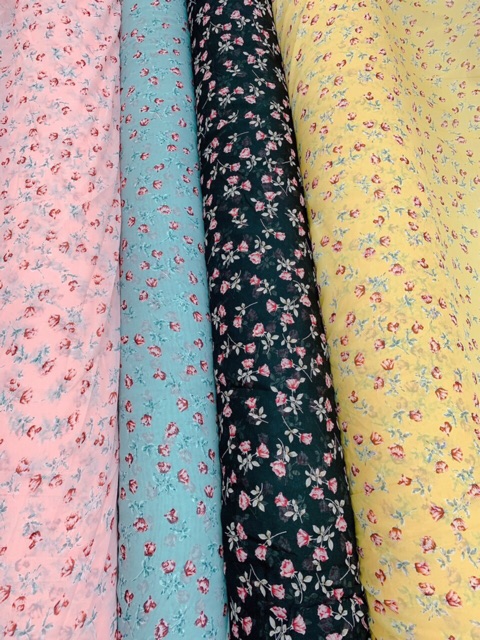 Đầm hoa nhí tay dài phối bèo siêu đẹp (hình thật+video) | BigBuy360 - bigbuy360.vn