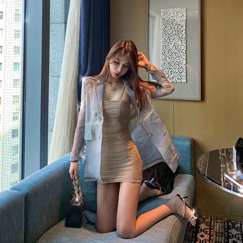 Đầm nữ dáng ôm hai dây Emilyshop