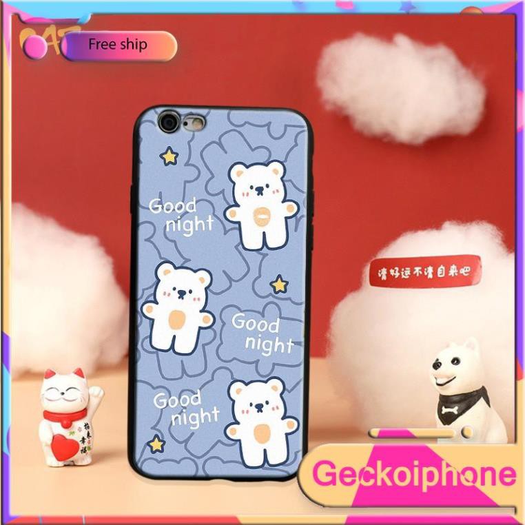 Ốp lưng iphone bear Từ 6 đến 11 promax - C13