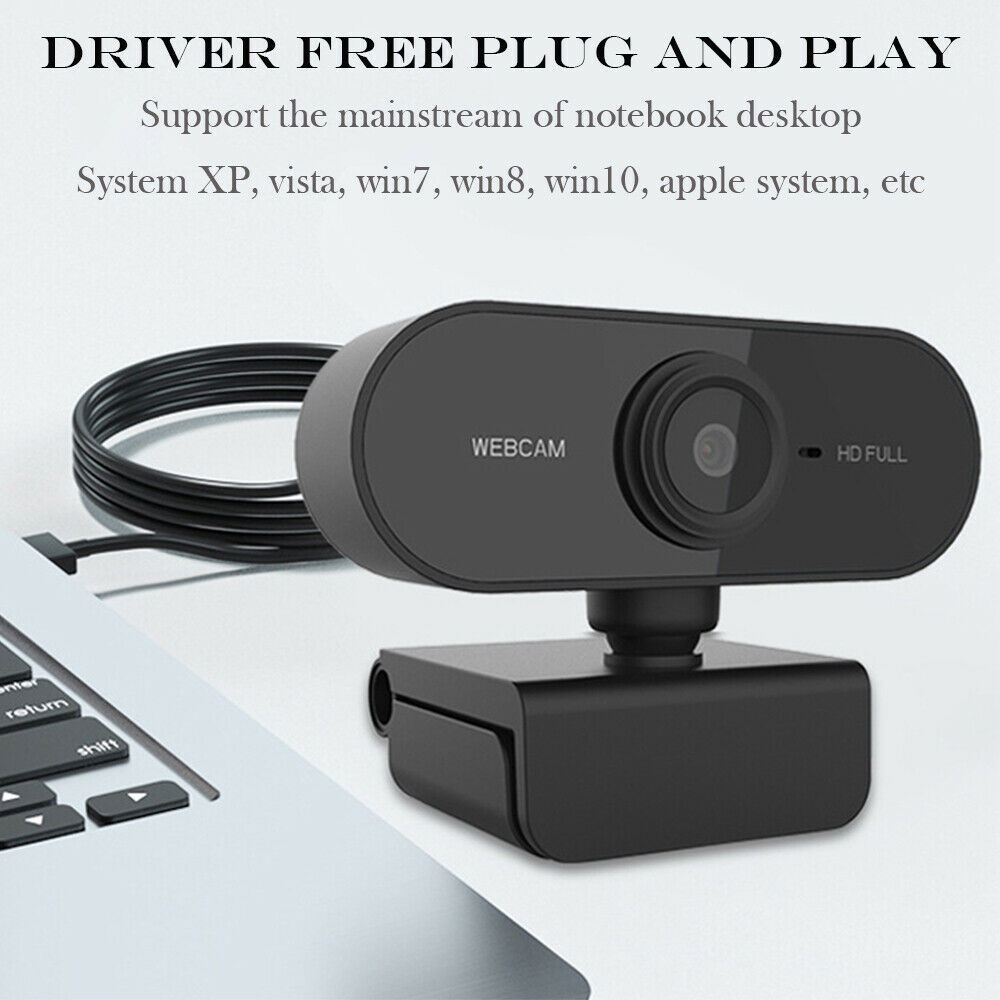 ⚡️FREESHIP⚡️Webcam học Online Có Mic FHD 1080P, Webcam máy tính, họp Trực Tuyến,Gọi Video Hình Ảnh Sắc nét