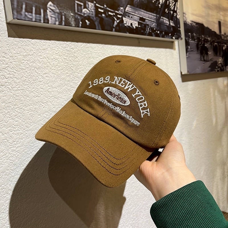 Mũ lưỡi trai thêu chữ 1989 Nón kết nhiều màu phong cách Ulzzang form unisex nam nữ