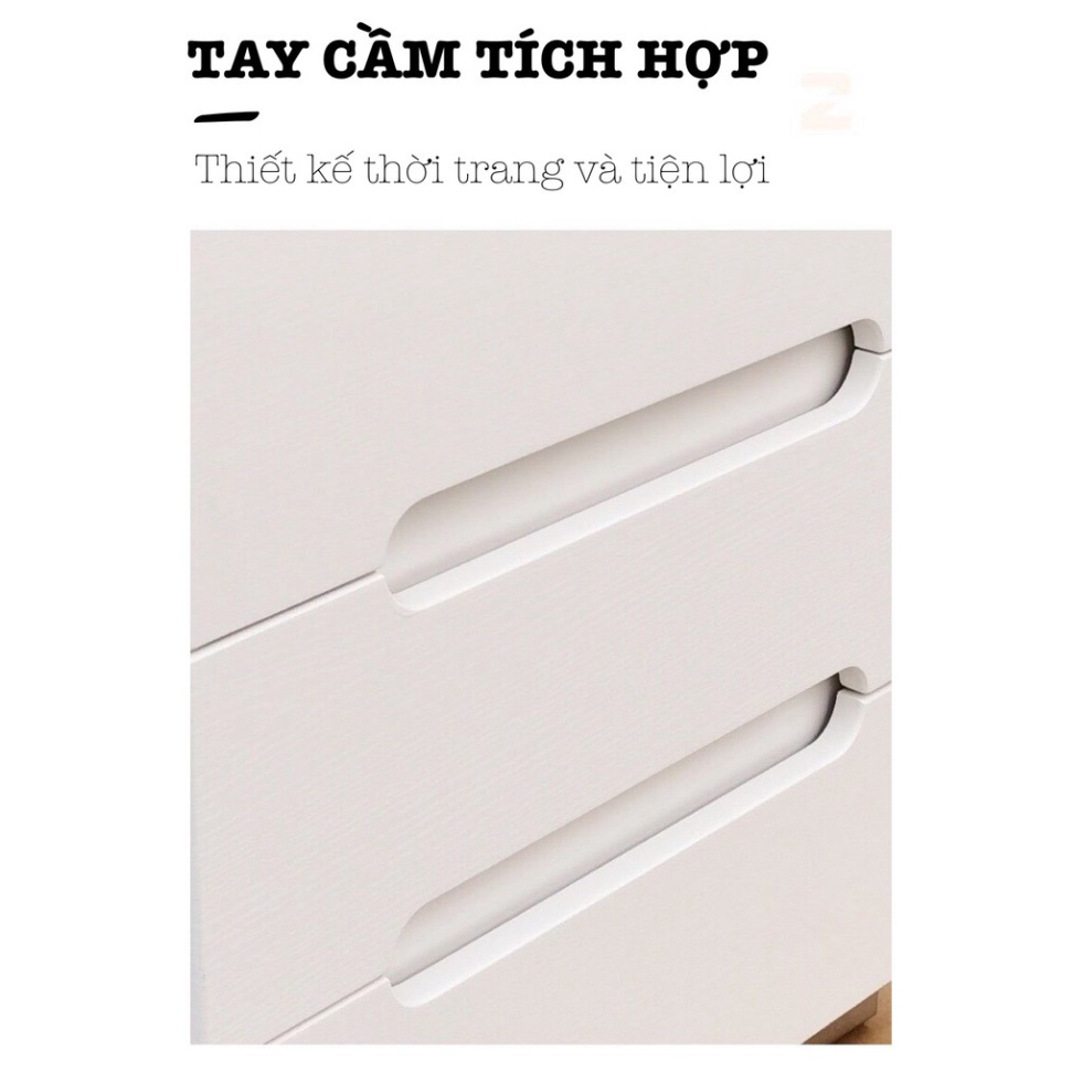 Tab tủ, kệ đầu giường đa năng hiện đại có đèn Led, sạc điện thoại không dây thông minh, kệ gỗ đầu giường