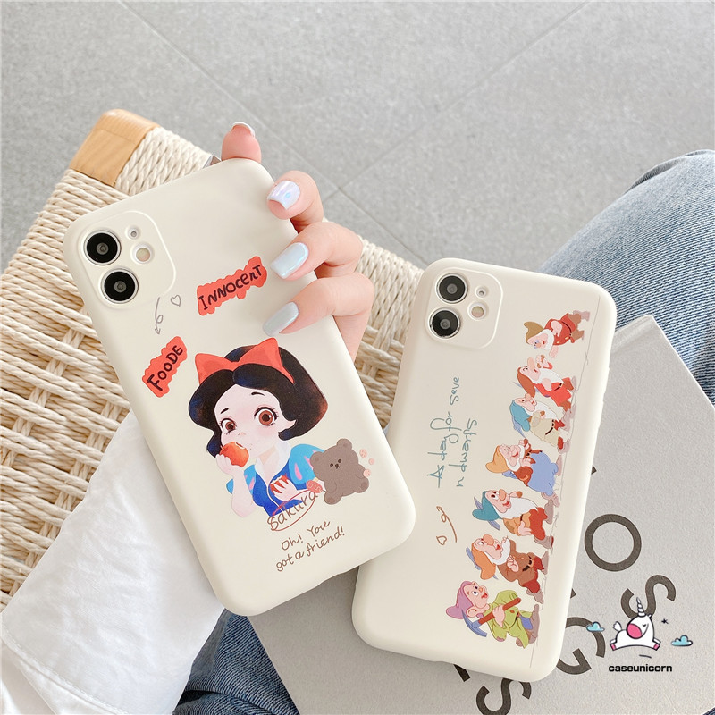 Ốp điện thoại silicon dẻo họa tiết Bạch tuyết và bảy chú lùn cho iPhone 11 6 6s 7 8 Plus 11Pro Max X XR XS MAX SE iPhone 12 Pro Max 12 Mini | BigBuy360 - bigbuy360.vn