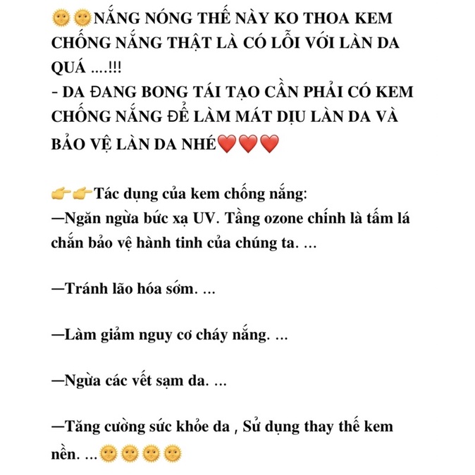 Kem chống nắng mới nhà pumr
