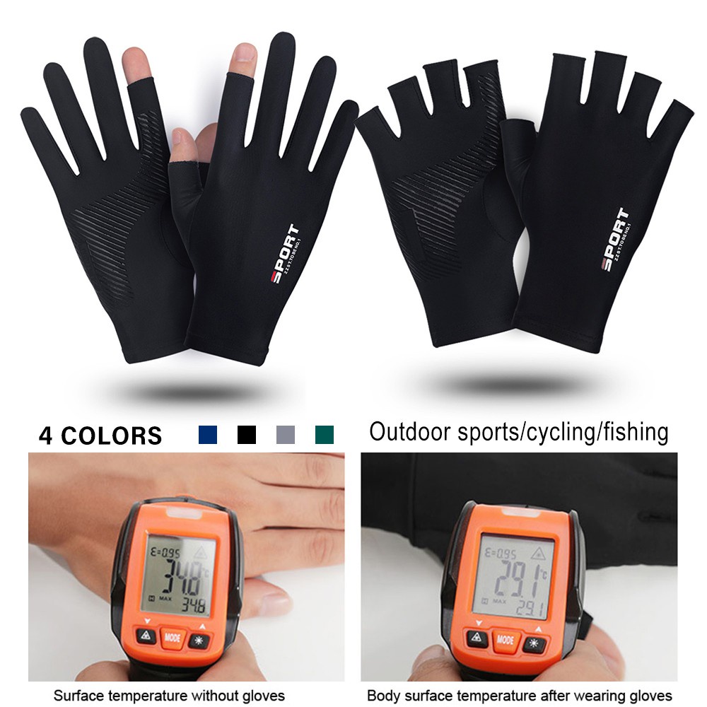 Bao Tay Găng tay Sport Nam Vải Lụa Thoáng Khí Chống Trượt, Chống Tia UV LIBI House Phụ Kiện Du Lịch