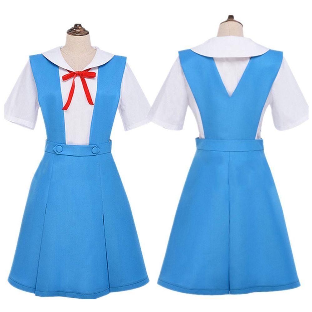 Đầm Hóa Trang Nhân Vật Ayanami Asuka Trong Evangelion Có Dây Đeo Cho Nam Và Nữ