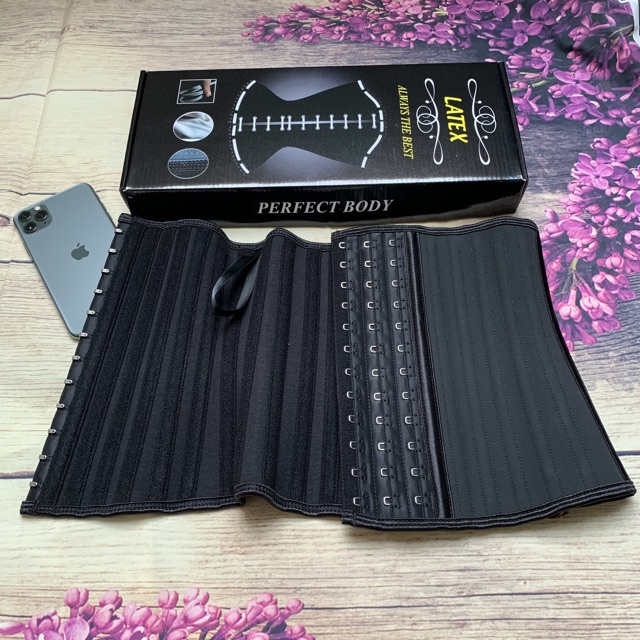 Đai Nịt Bụng Latex 25 Xương Hi Lạp dáng chuẩn - Đai nịt bụng eo thon Hy Lạp đeo không lộ viền | BigBuy360 - bigbuy360.vn