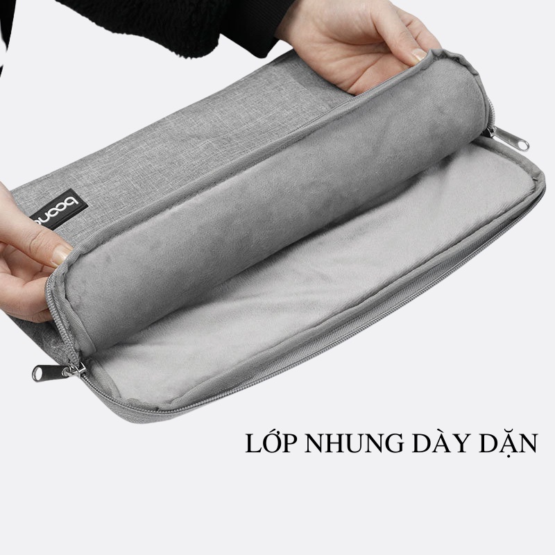 Túi Đựng Laptop Chống Sốc BAONA 2 Ngăn /11/12/13.3/14/15/16 Inch,Túi laptop Thời Trang, Tiện Lợi Mang Theo