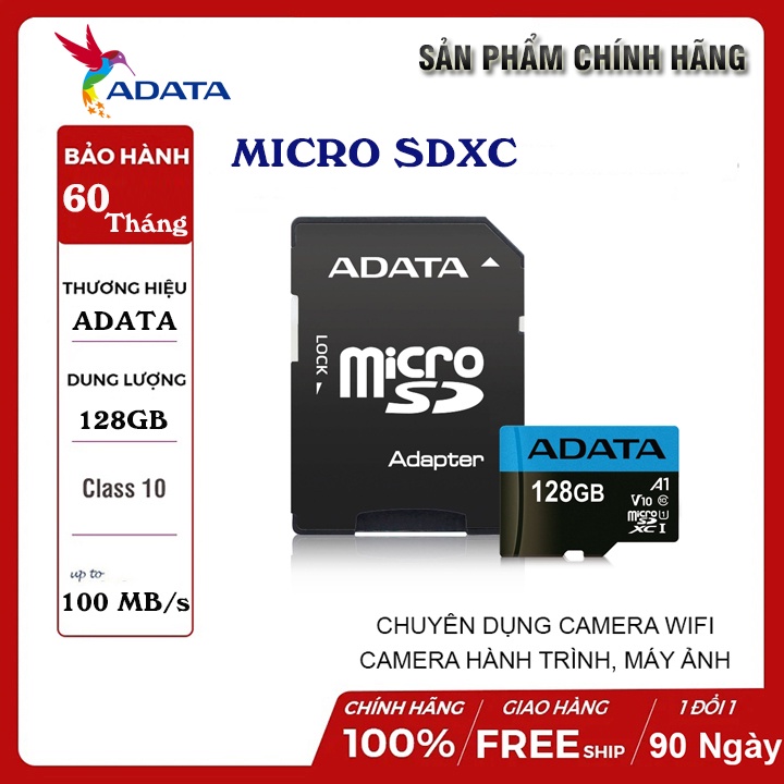 Thẻ nhớ HIKSEMI | ADATA 32GB | 64GB | 128GB chính hãng, Chuyên dụng camera wifi, camera hành trình, smartphone