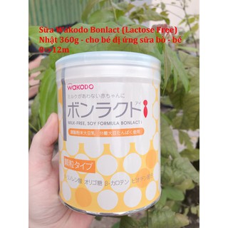 Sữa bột Wakodo Bonlact I  - hộp 360g (dành cho trẻ rối loạn tiêu hóa)