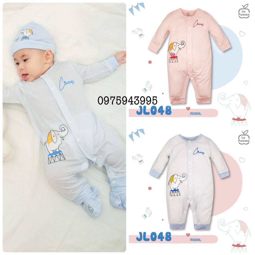 JL048 Bộ body dài tay La Pomme Xiếc voi