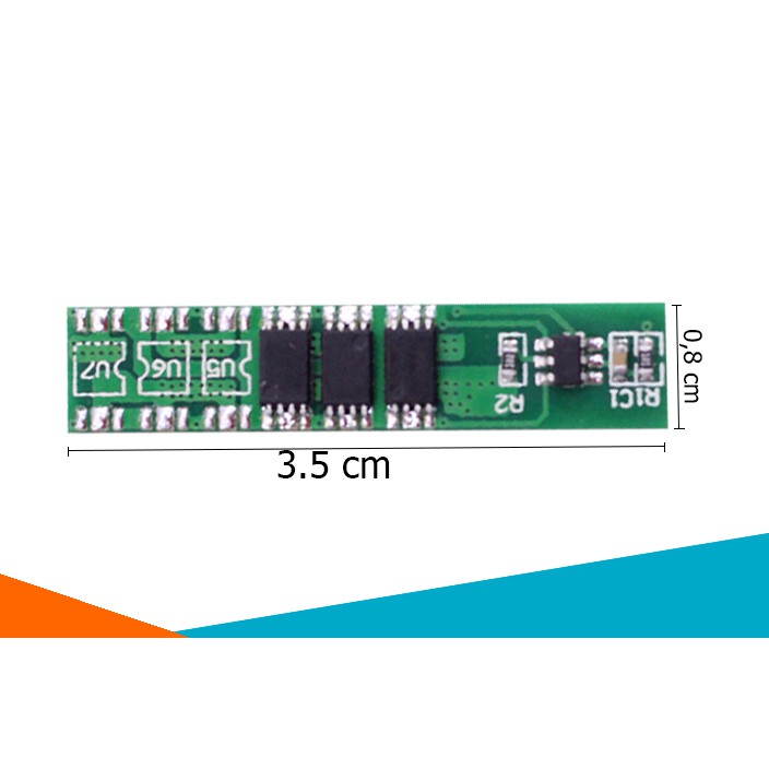 Module Bảo Vệ Quá Dòng Quá Áp Pin 18650 3.7V 7.5A 1S