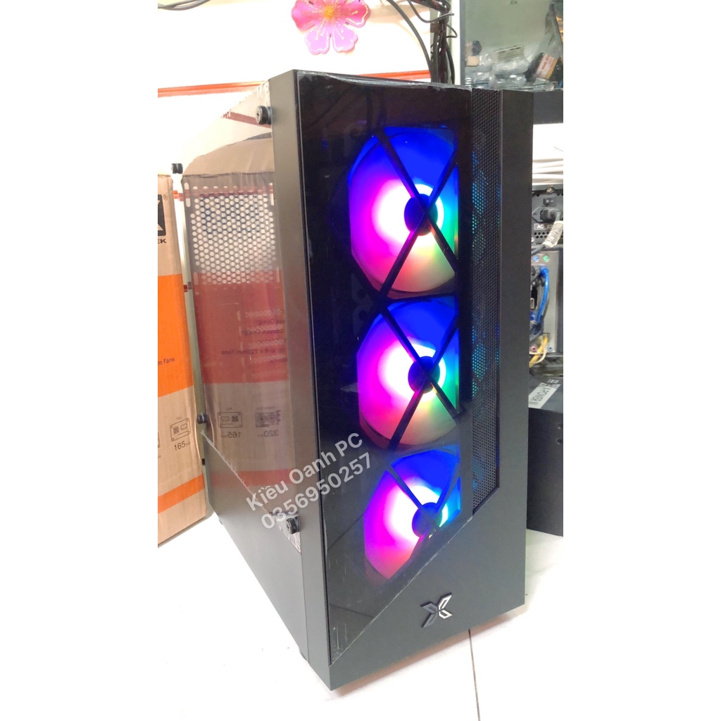 Vỏ máy tính KENOO ESPORT G562 Trắng Mini Tower - (Mid Tower/White)