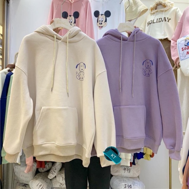 Áo hoodie logo cún KTH1119