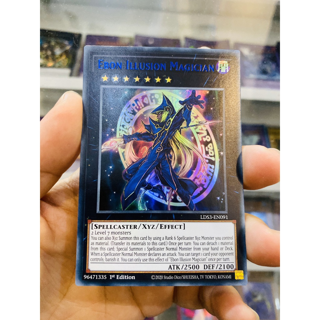 Thẻ Bài YugiOh! Mã LDS3-EN091 - Ebon Illusion Magician - Ultra Rare (Blue) - 1st Edition