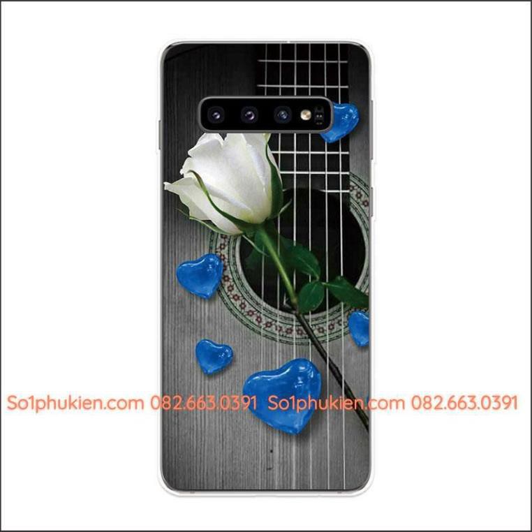 Ốp Lưng dẻo in hình đẹp Samsung Galaxy S9 S9+ S10 S10+ Plus S10e Lite Hoa hồng đẹp