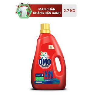 Can nước giặt Omo Matic cửa trên 2,3kg