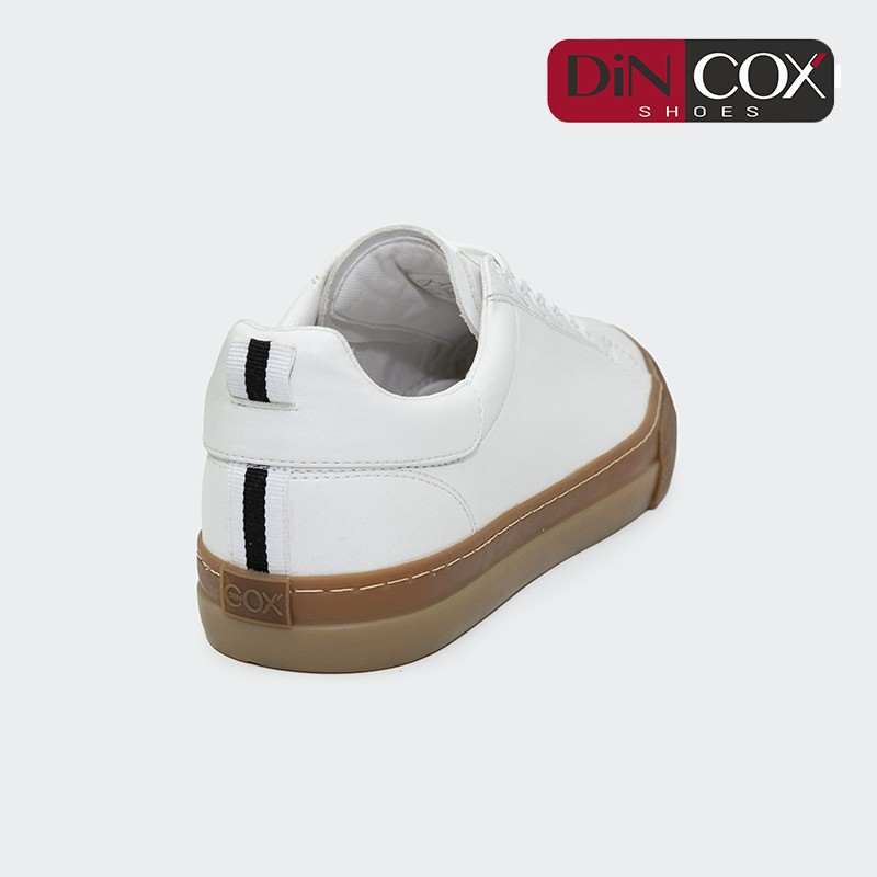 Giày Sneaker Da Nam DINCOX D10 Thời Trang Nổi Bật White