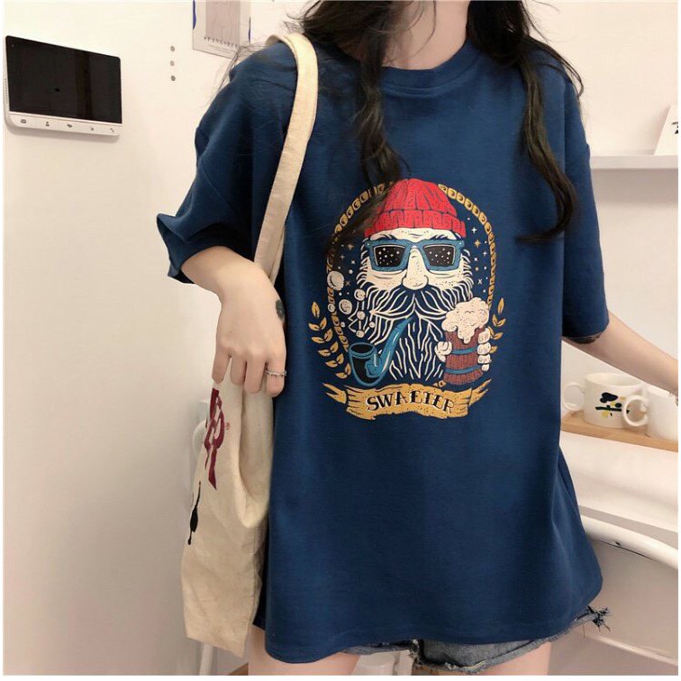 Áo phông tay lỡ form rộng_Fresize 65kg | BigBuy360 - bigbuy360.vn