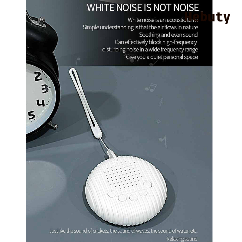 [Home & Living]Mini White Noise Machine Sleep Sound Machine Therapy Helper Sleep Helper