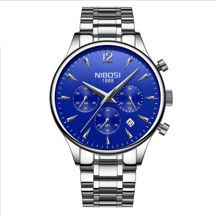 ĐỒNG HỒ NAM NIBOSI 2326 (1985) MẶT TRÒN,DÂY THÉP CAO CẤP, THIẾT KẾ SANG TRỌNG, CÁ TÍNH MẠNH MẼ-HÀNG CHÍNH HÃNG(FULLBOX) | BigBuy360 - bigbuy360.vn