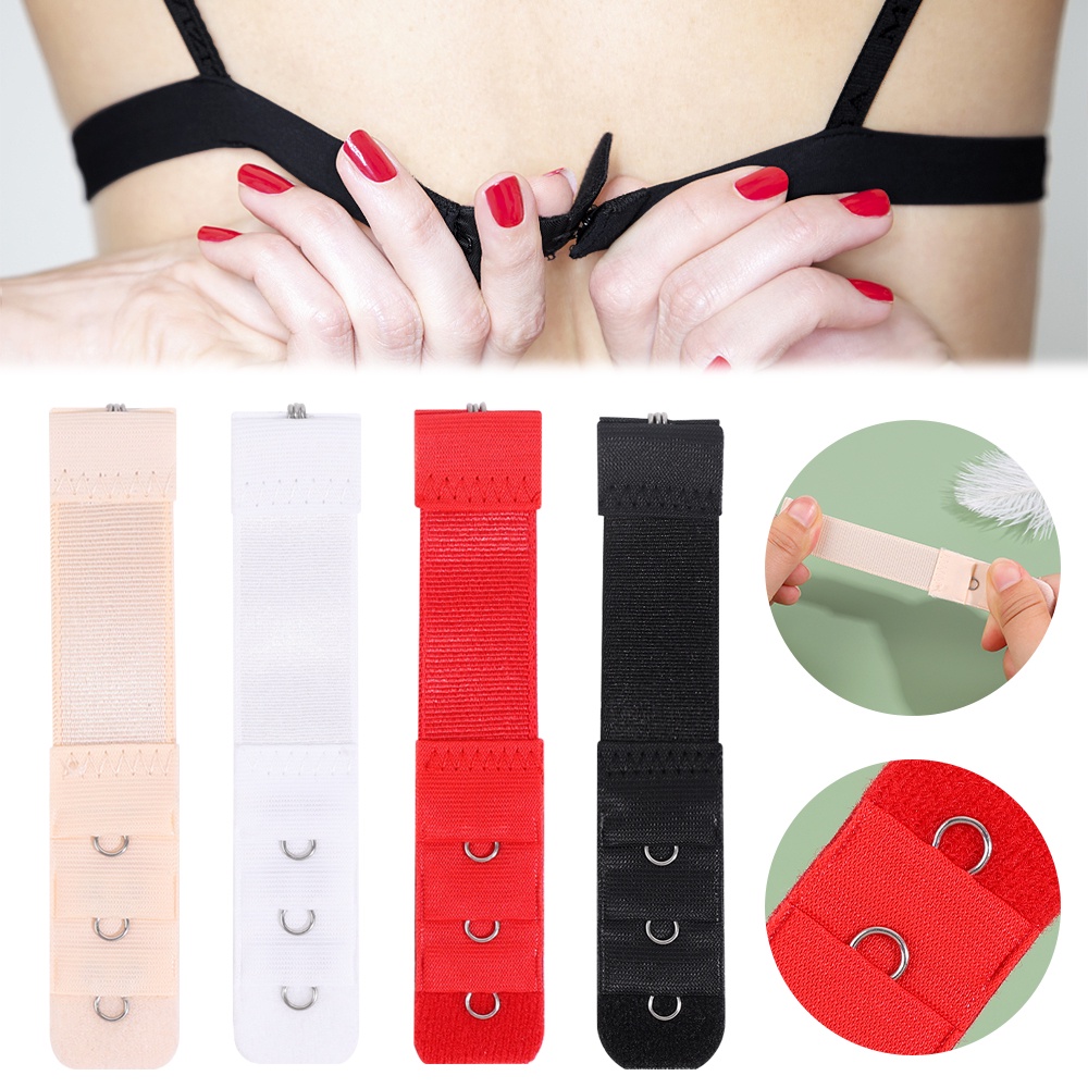 Kẹp Nối Dài Áo Ngực 3 Hàng 1 Khóa Chất Liệu Mềm Mại Thân Thiện Với Làn Da