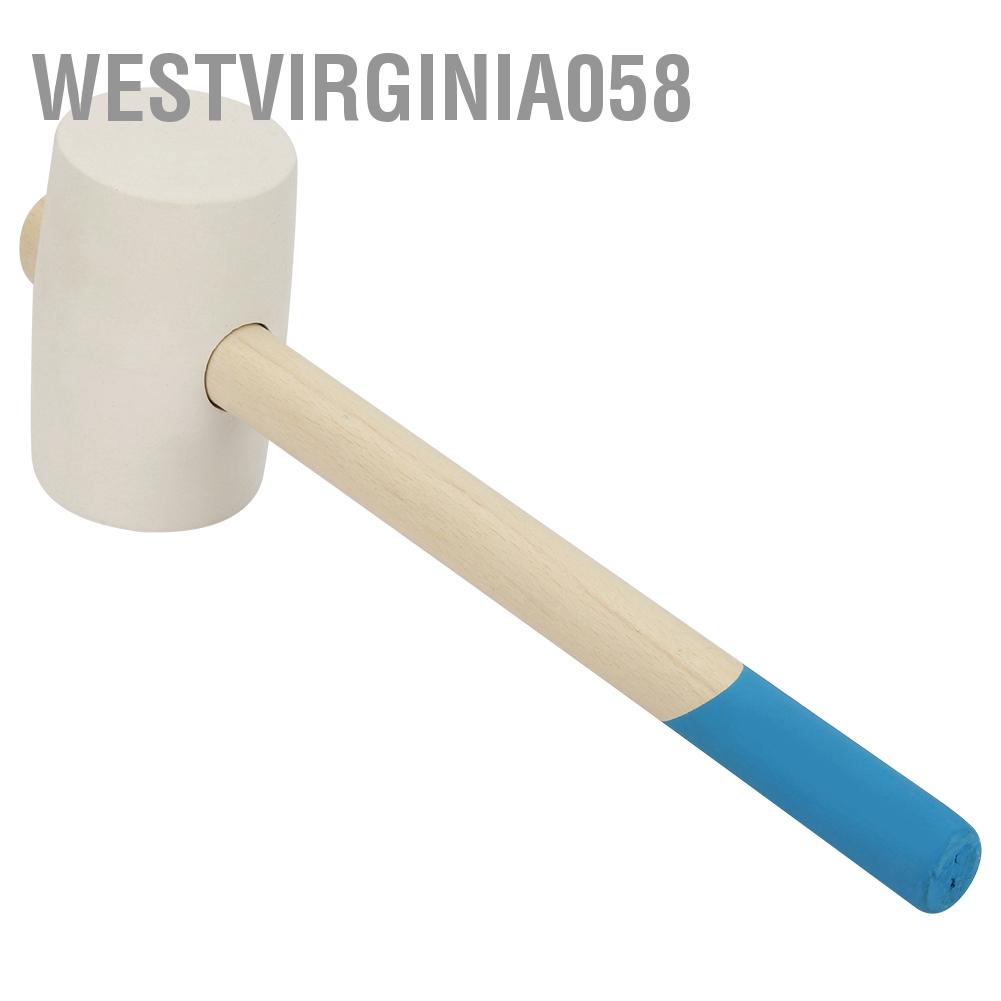Hàng Hot Dụng cụ búa cao su bằng tay có tay cầm bằng gỗ cho các công trình lắp đặt Hàng giao ngayWestvirginia058