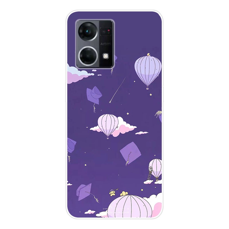 Ốp Điện Thoại TPU Dẻo Họa Tiết Hoạt Hình Dễ Thương Cho OPPO Reno8 4G OPPOReno8 4G