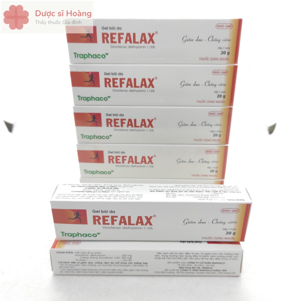 Gel Bôi Da Refalax - Tuýp 20g