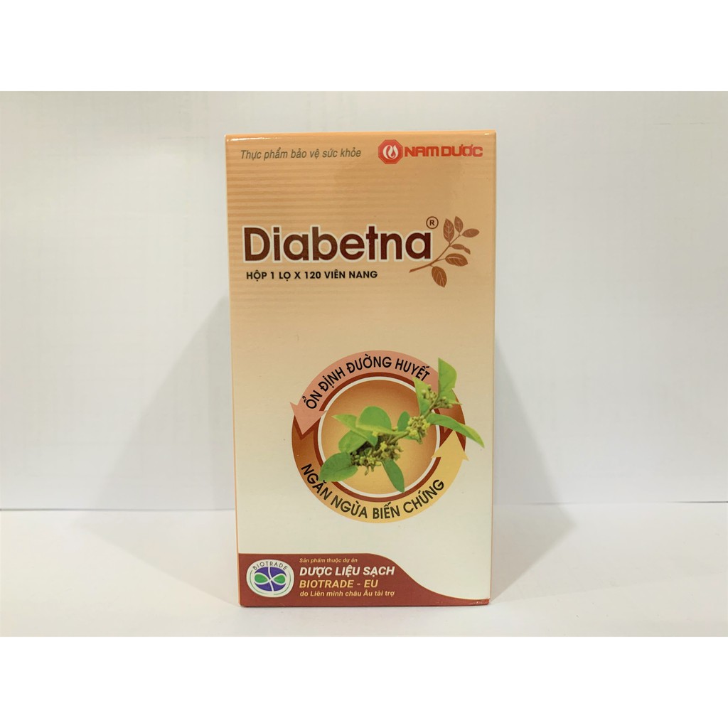 Diabetna chính hãng - Hỗ trợ hạ và ổn định đường huyết, ngăn ngừa biến chứng - Lọ 120 viên (=3 hộp 40 viên) ⚡Date 2024