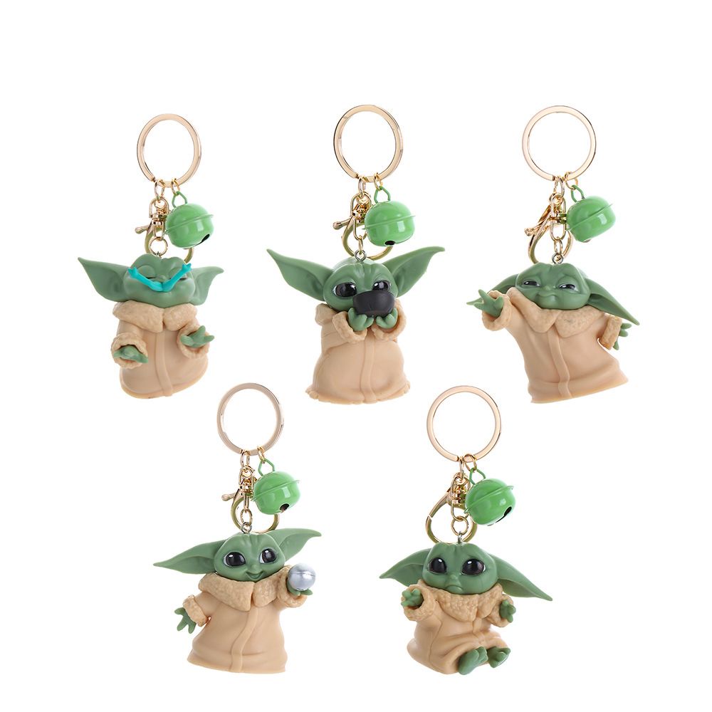 Móc chìa khóa họa tiết hoạt hình Baby Yoda dễ thương