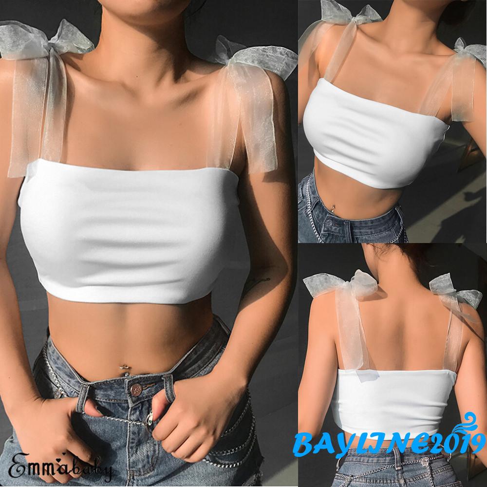 Áo lửng hai dây gợi cảm cho nữ