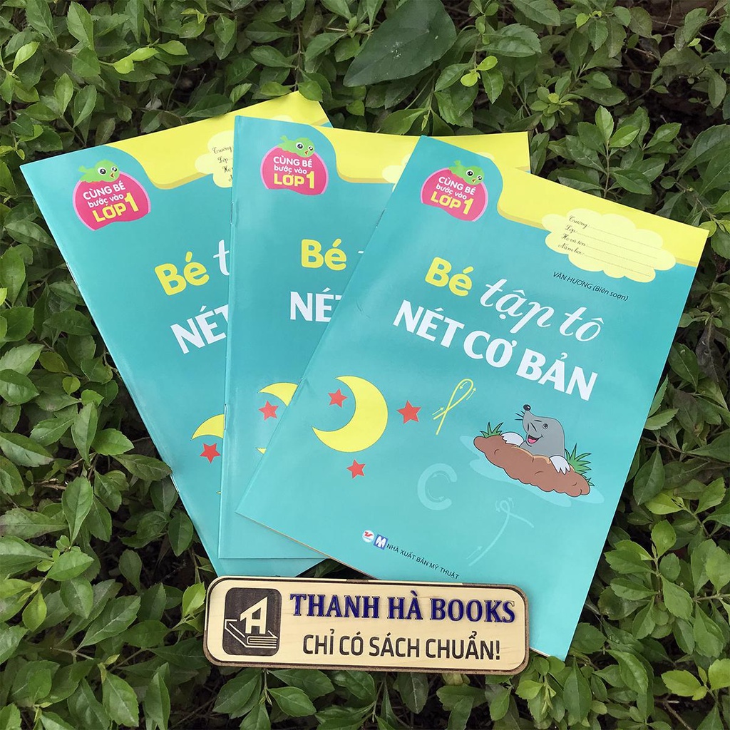 Sách - Cùng Bé Bước Vào Lớp 1 (5-6 tuổi) - Bé tập tô Chữ, Số và Nét Cơ Bản theo chuẩn mới của Bộ GD và ĐT - lẻ tùy chọn