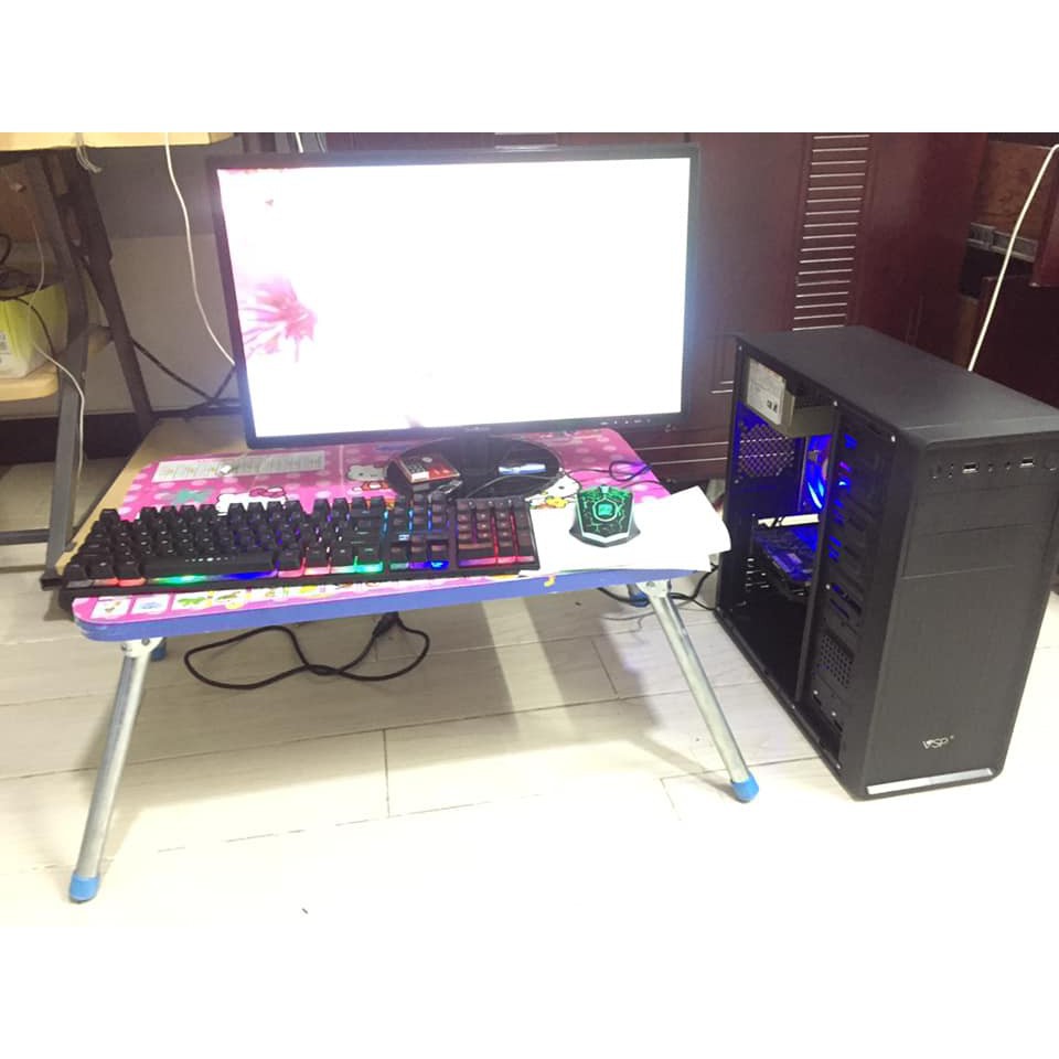 MÁY TÍNH CHƠI GAME MAX SETTING GTA5 PUBG LIÊN MINH ĐỘT KÍCH - MÀN HÌNH 20 INCH + PC + CHUỘT PHÍM GAME - CASE GAMING LED | BigBuy360 - bigbuy360.vn