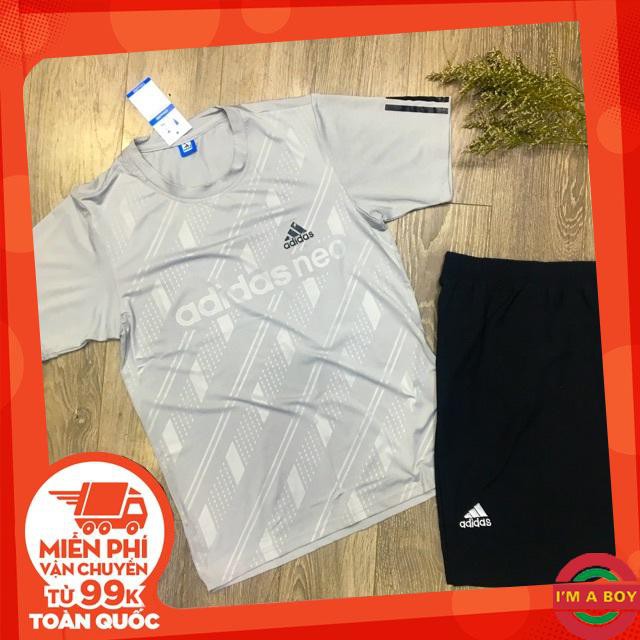 [HOT 2019] Bộ Thể Thao AdidasNeo Viền Phối Kẻ Cực Hot