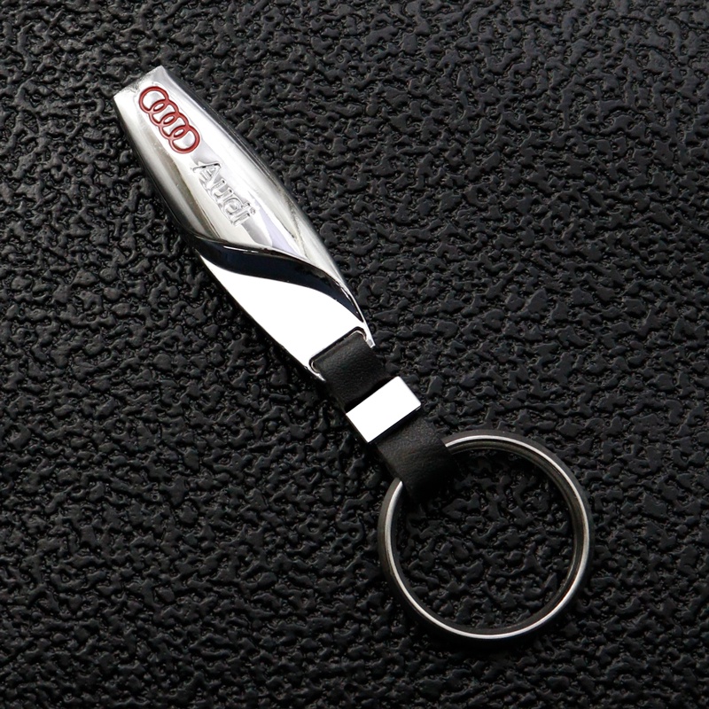 Móc Khóa Logo Giọt Nước Bằng Hợp Kim Cho Audi A3 8P A6 C5 A4 B6 B8 S4 RS4 S5 B9 S3 8V RS3 S6 S8 S2 S7 SQ5 SQ7