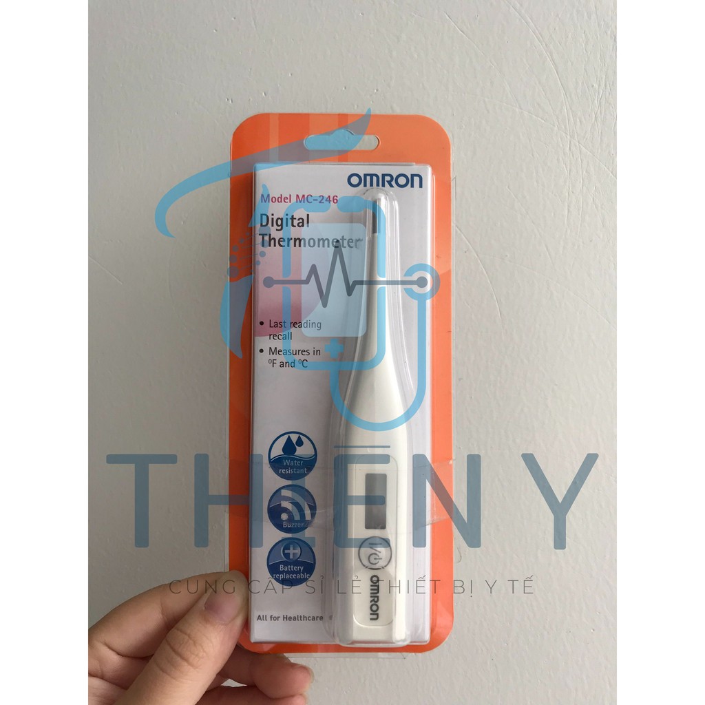 Nhiệt kế điện tử Chính Hãng Omron MC 246 - KHÔNG ĐỘC HẠI - DỄ SỬ DỤNG
