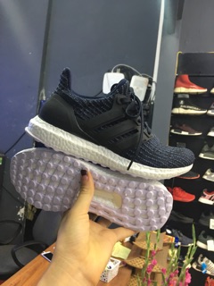 [ Full box + tặng móc khoá ] Giày ultra boost xanh đen mới nhất