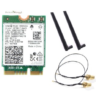 Ăng ten không dây cho intel 9560 ac 9560ngw 1.17gbps wifi 802.11ac bluetooth 5.0 wn card mhf4 uf.l