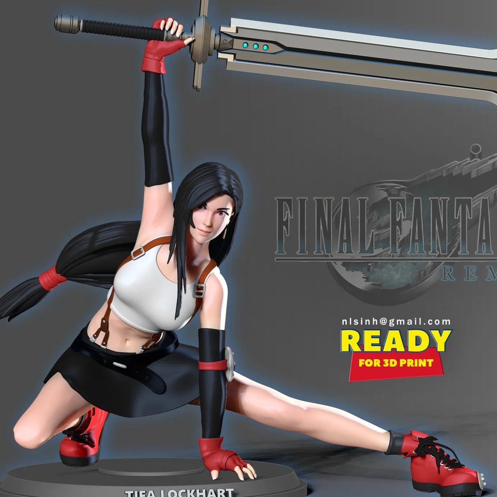 File in 3D Tifa Lockhart 04