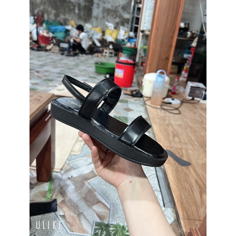 Dép Sandal Đế Bằng 2 Quai Trơn Cực Đẹp Và Êm Chân