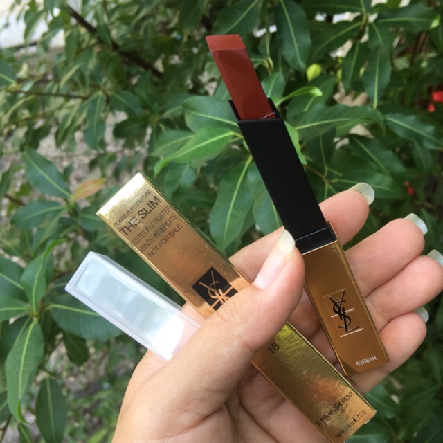 Son YSL Rouge Pur Couture The Slim Màu 18 Reverse Red - Mivu hàng Pháp