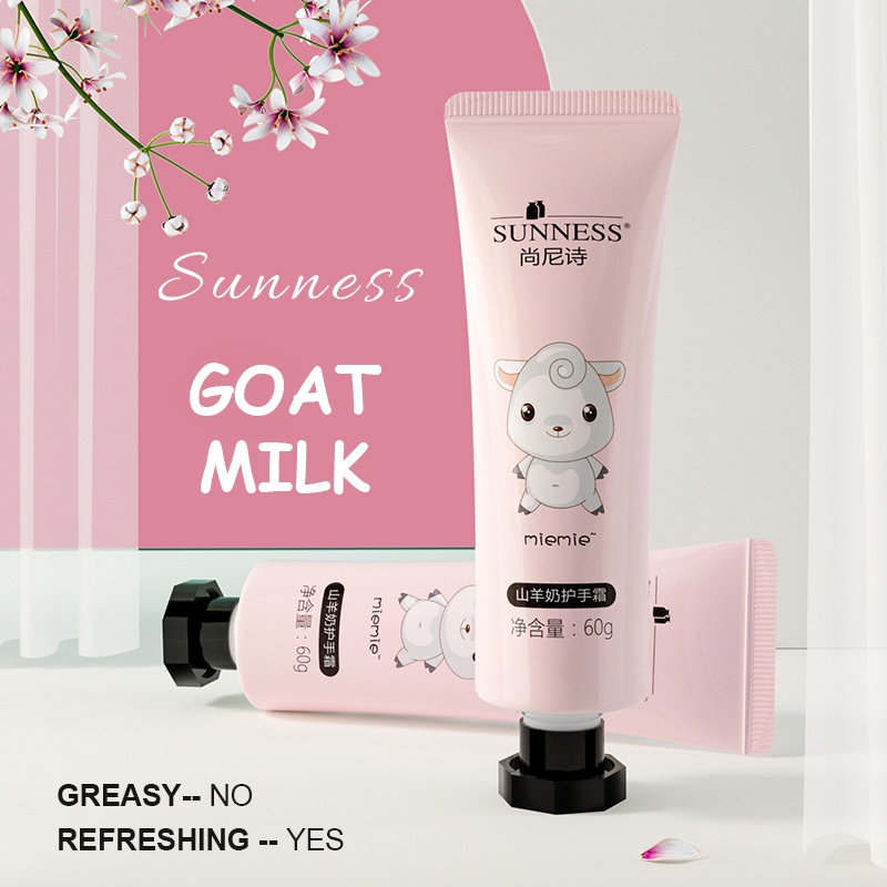 SUNNESS Hands dưỡng ẩm chăm sóc da tay cơ bản Tuýp 60ml