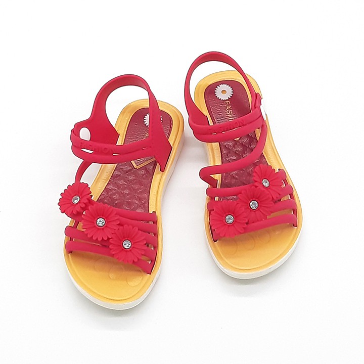 Sandal trẻ em có quai hậu chất liệu mềm mại đính nơ thời trang VYS TA5611 (Nhiều Màu)