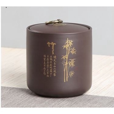 Hũ đựng trà tử sa 4 mẫu tứ quý