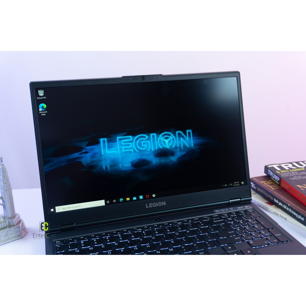 (New 100%) Laptop chơi game Lenovo Legion 5 2020/ R5-4600H/ 8GB/ SSD 256 + HDD 1TB/ GTX 1650Ti 4GB/ 15.6" FHD IPS 120Hz | BigBuy360 - bigbuy360.vn