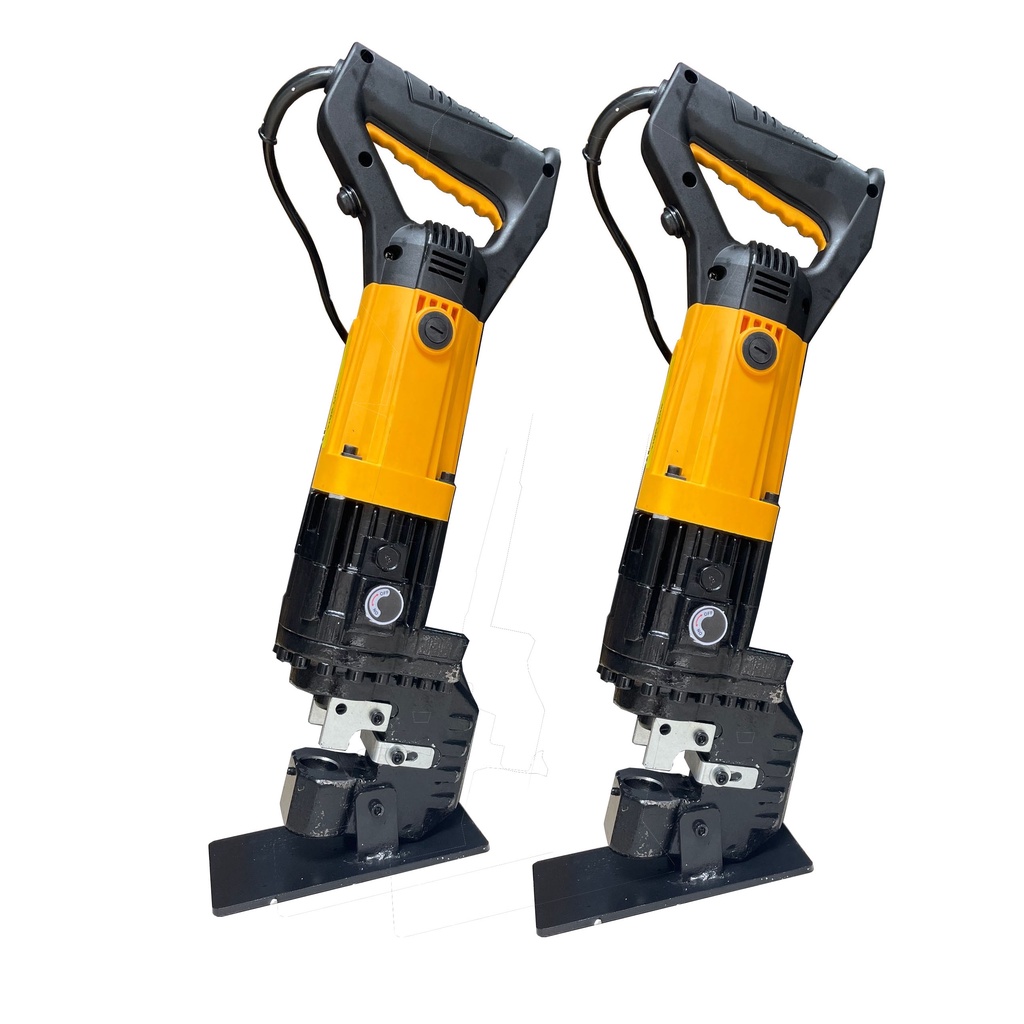 Máy đột lỗ thủy lực chạy điện máy cầm tay MHP20-Đột sắt dày 6mm công suất  1680w tặng kèm 5 khuôn đột Bảo hành 12 tháng